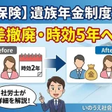 【労災保険】遺族年金の男女差撤廃・時効5年へ延長など「制度見直し」の詳細を社労士が解説